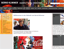 Tablet Screenshot of bernd-klimmer.de